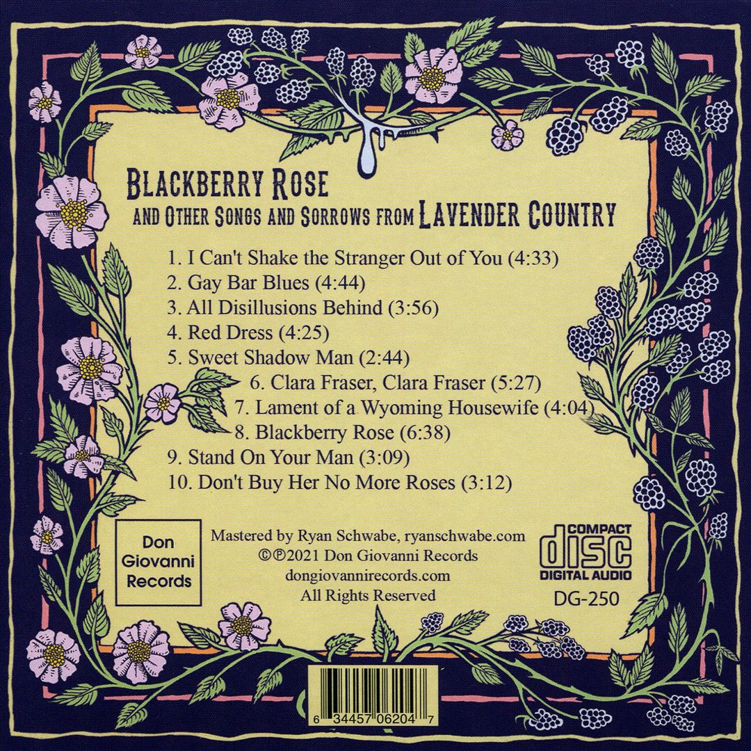 Blackberry Rose and Other Songs and Sorrows from Lavender Country cover art