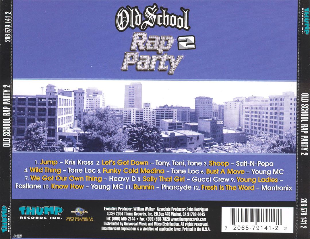 Old School Rap Party, Vol. 2 cover art