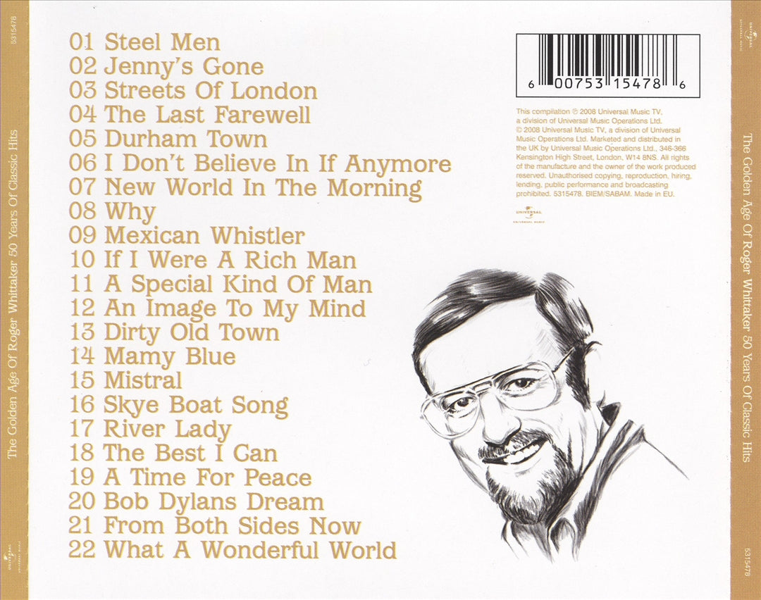 Roger Whittaker: Golden Age cover art