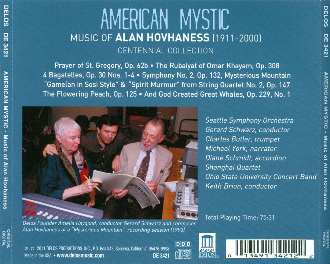 American Mystic: Music of Alan Hovhaness cover art