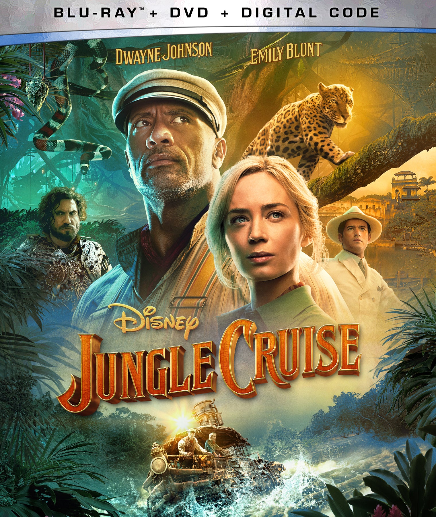 Jungle Cruise [Includes Digital Copy] [Blu-ray/DVD] cover art