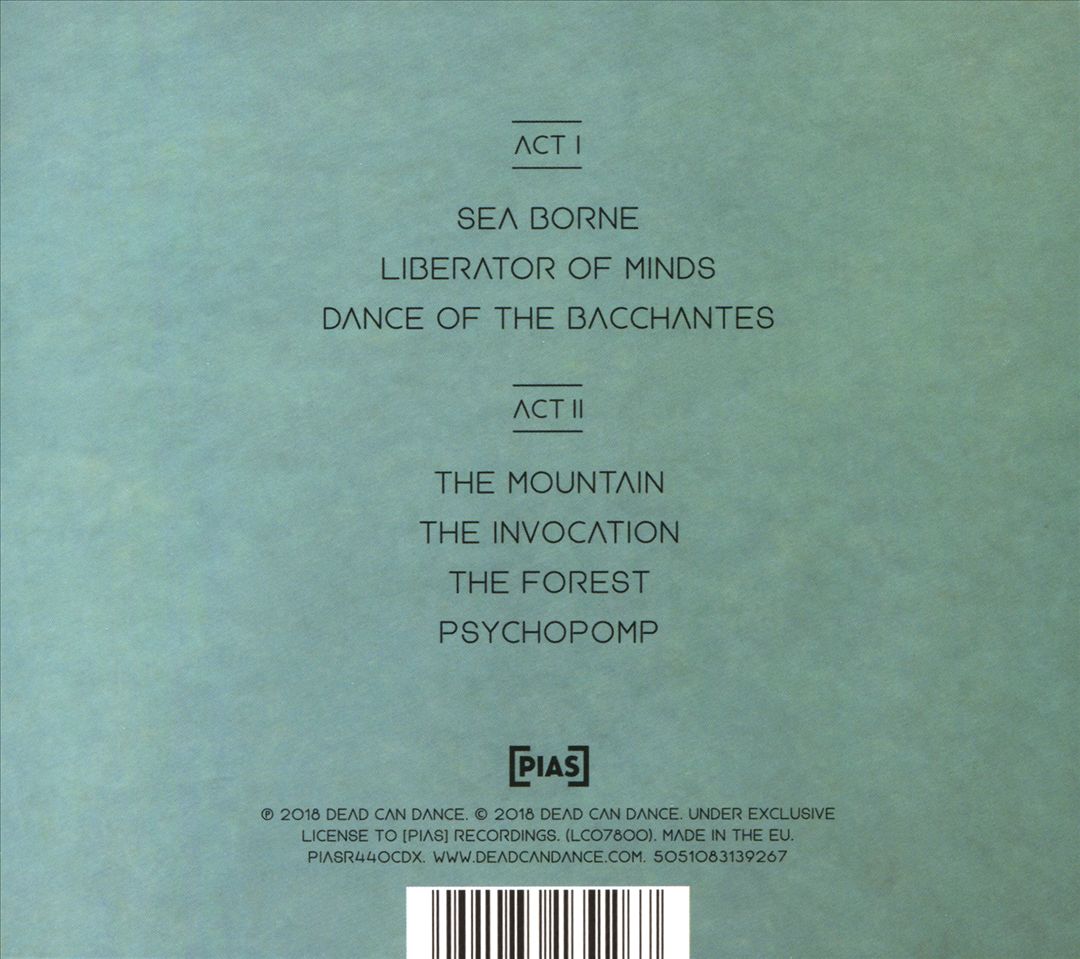 Dionysus cover art