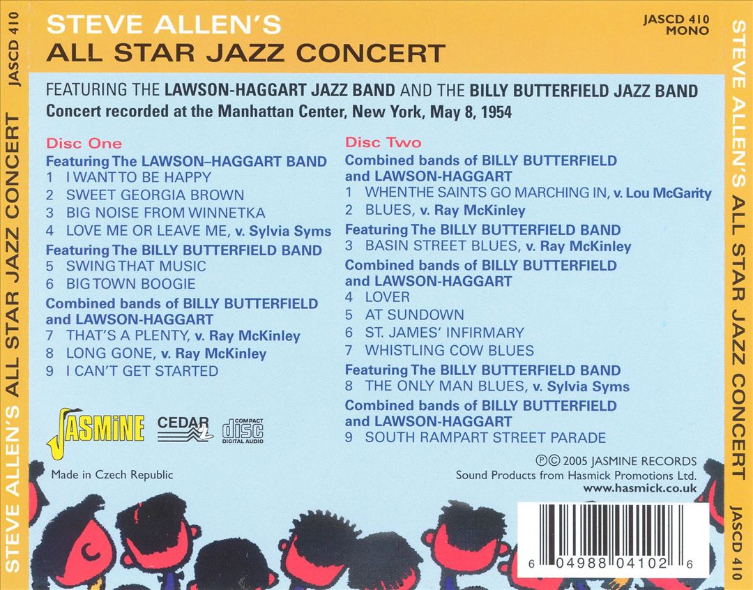All Star Jazz Concert cover art