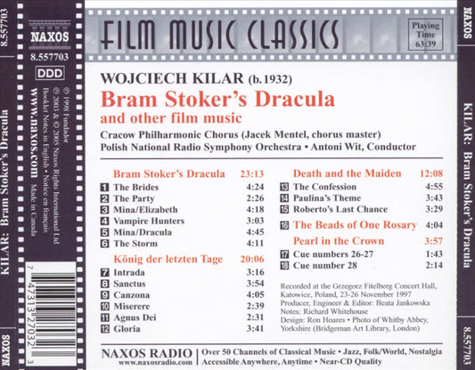 Wojciech Kilar: Bram Stoker's Dracula and other film music cover art