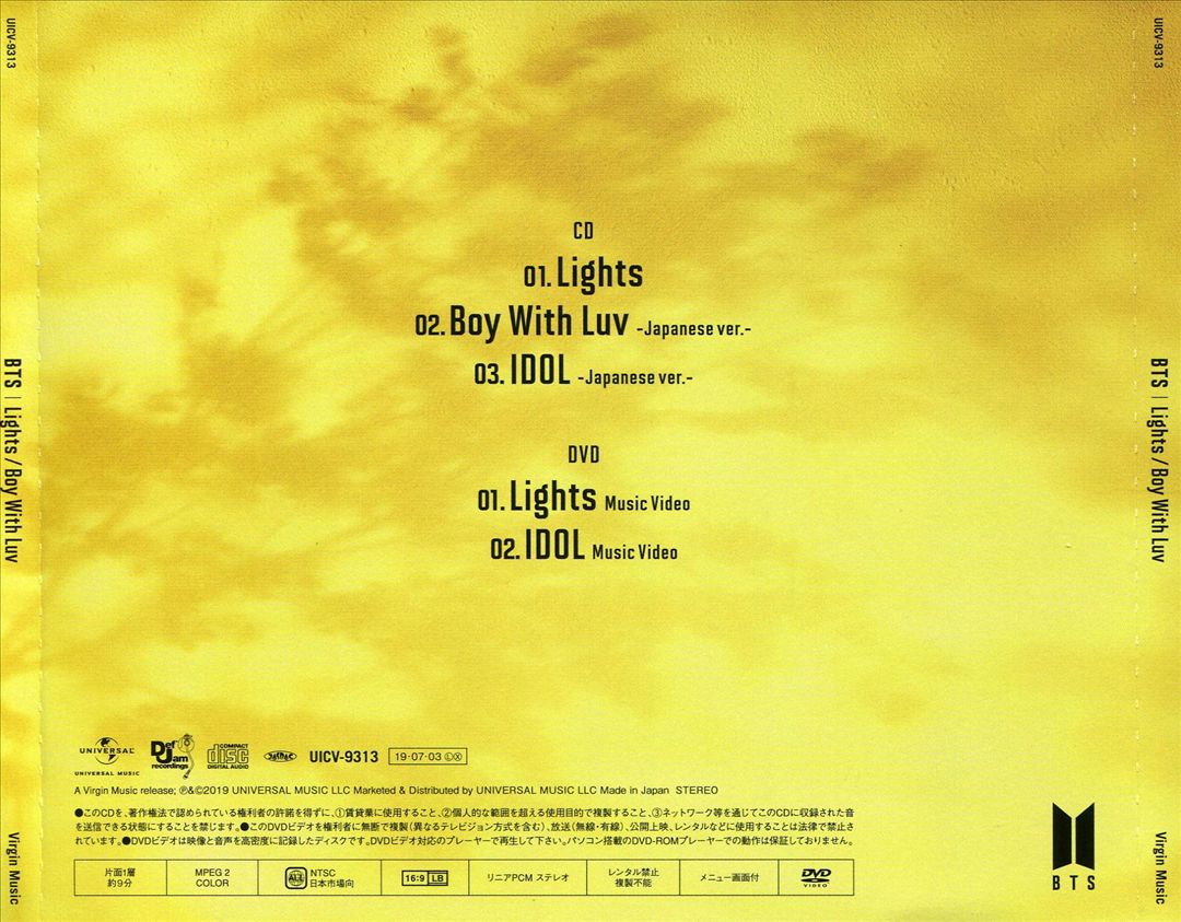 Lights/Boy with Luv cover art