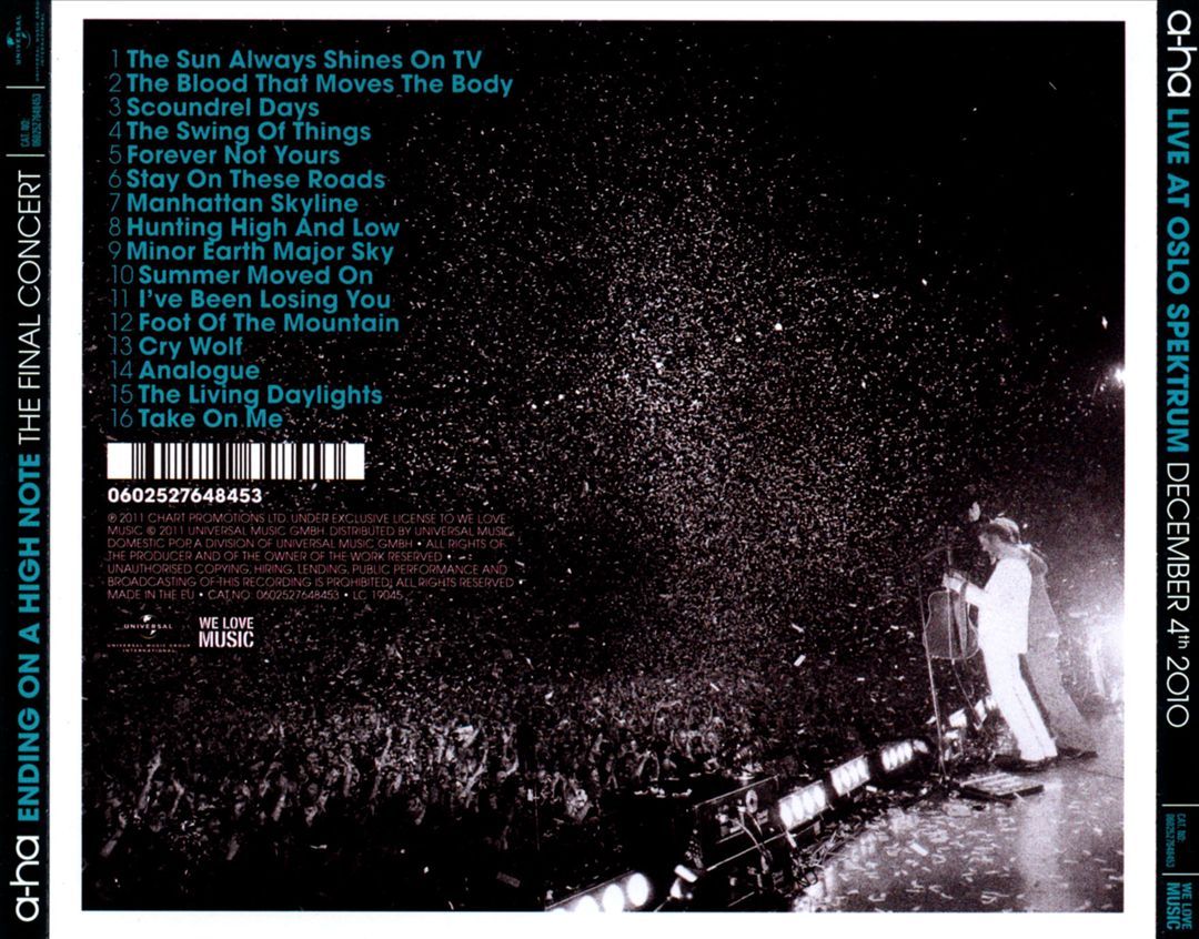 Ending on a High Note: The Final Concert: Live at Oslo Spektrum: December 4, 2010 cover art