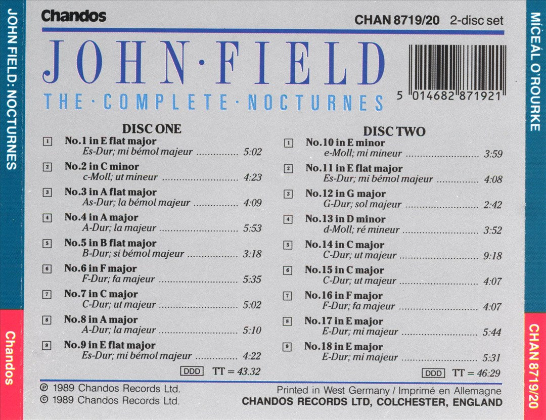 John Field: The Complete Nocturnes cover art