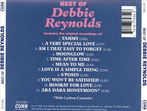 Best of Debbie Reynolds cover art