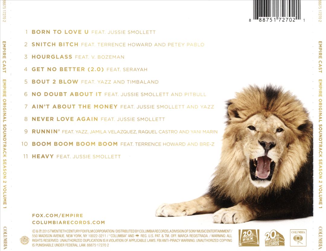 Empire: Original Soundtrack, Season 2 cover art