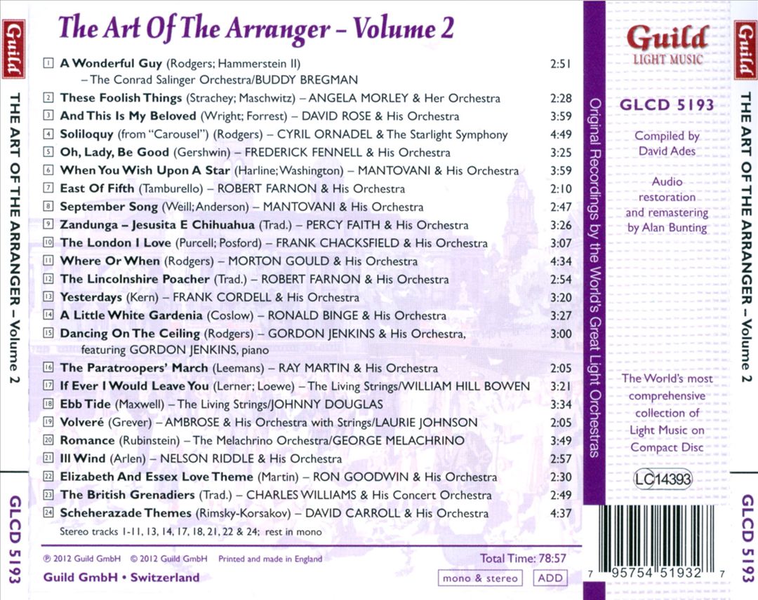 Golden Age of Light Music: The Art of the Arranger, Vol. 2 cover art