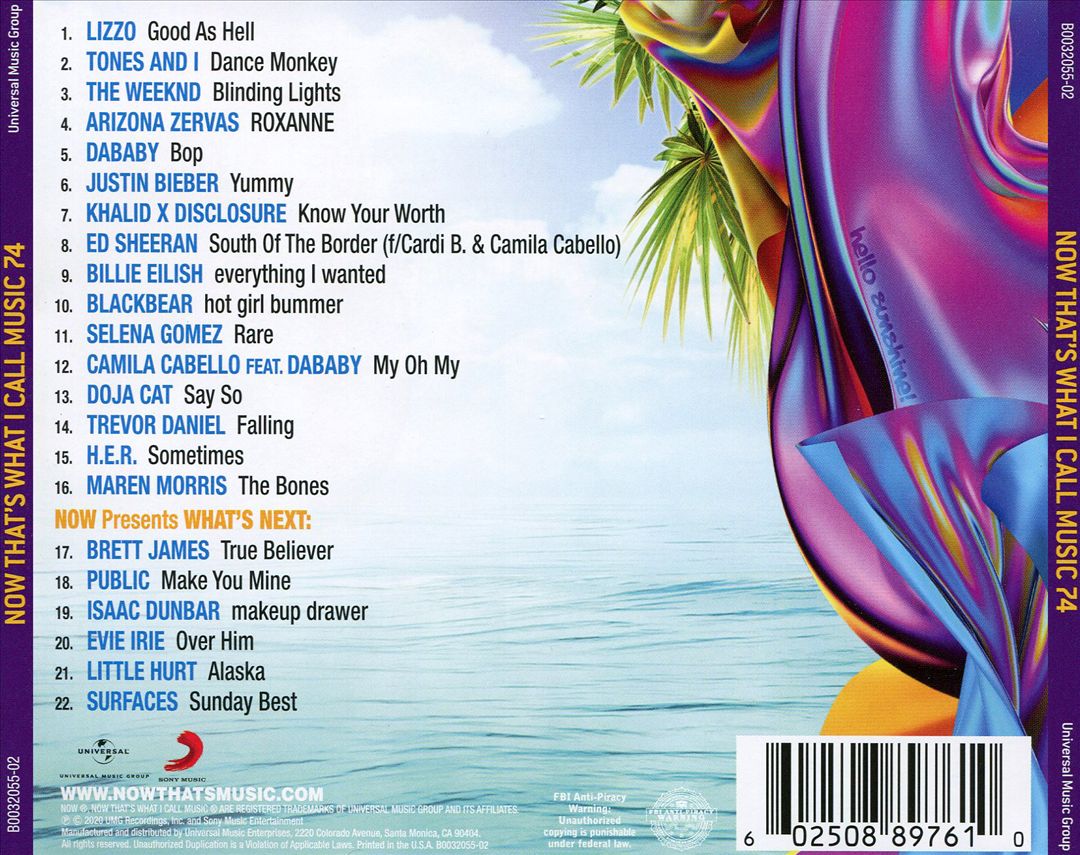 Now Thats What I Call Music! 74 [2020] cover art