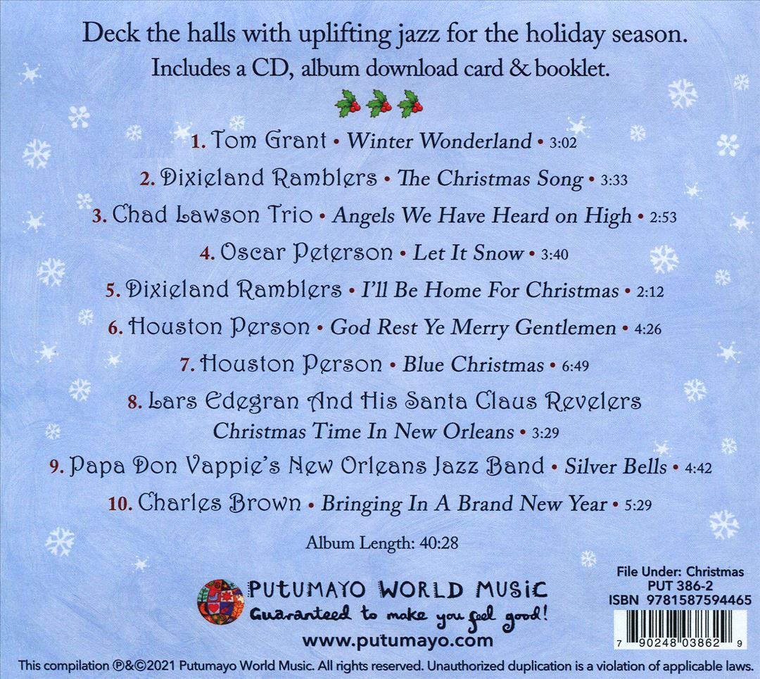 Putumayo Presents: Jazz Christmas cover art