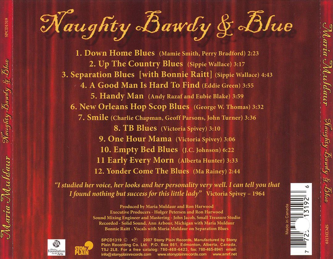 Naughty, Bawdy and Blue cover art
