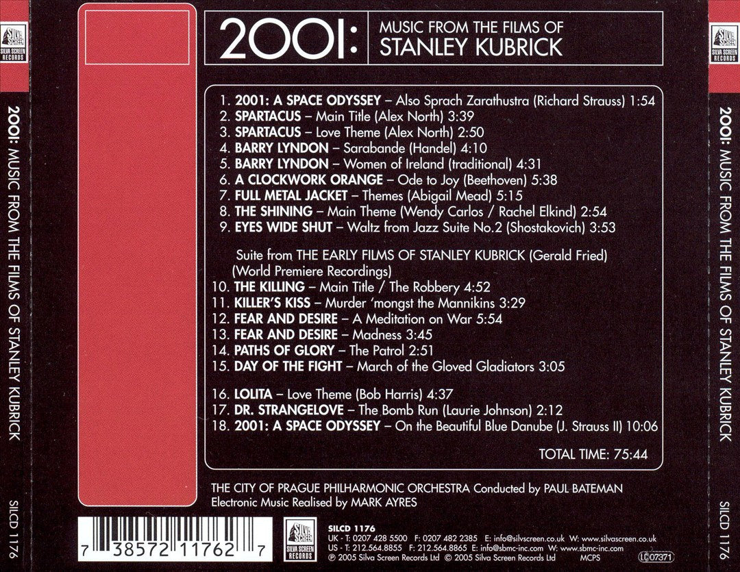 2001: Music From the Films of Stanley Kubrick cover art