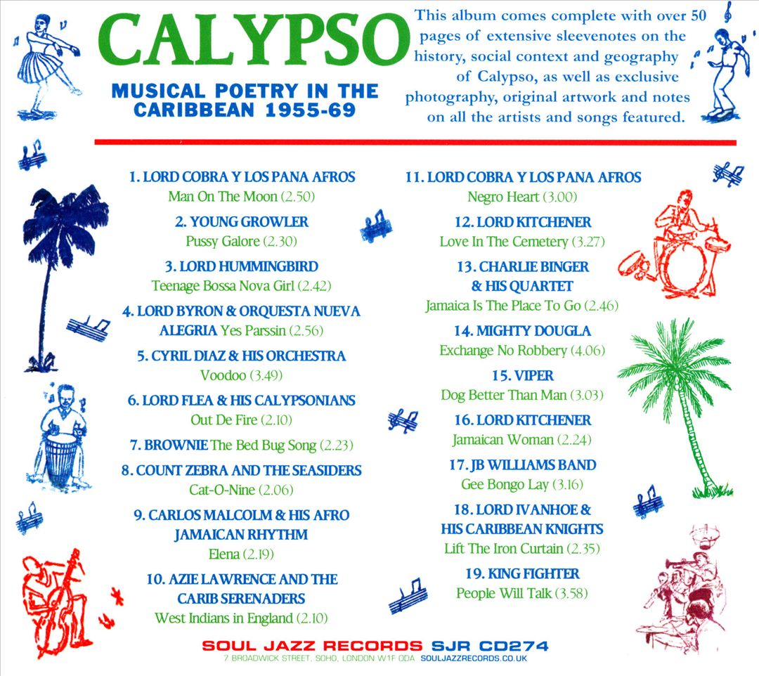 Calypso: Musical Poetry in the Caribbean cover art