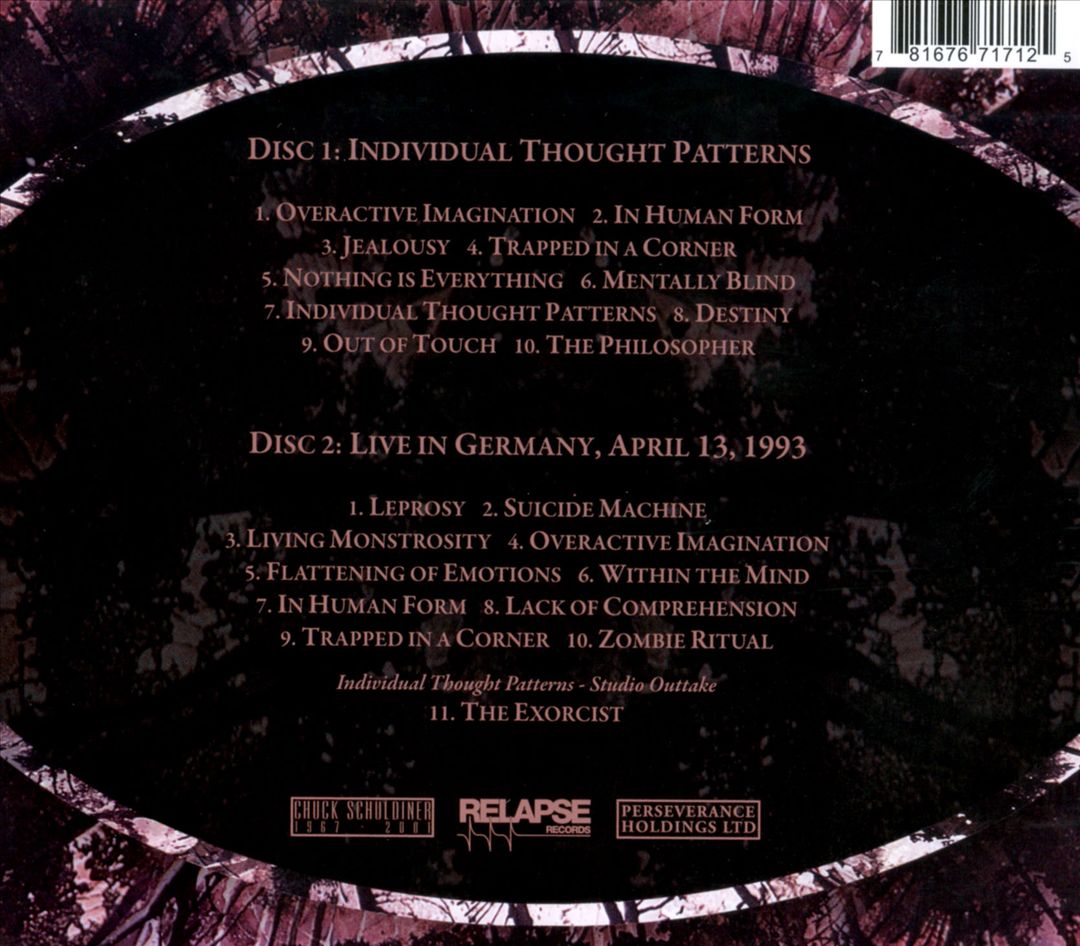 Individual Thought Patterns [Remixed, Remastered, Repackaged & Expanded] cover art