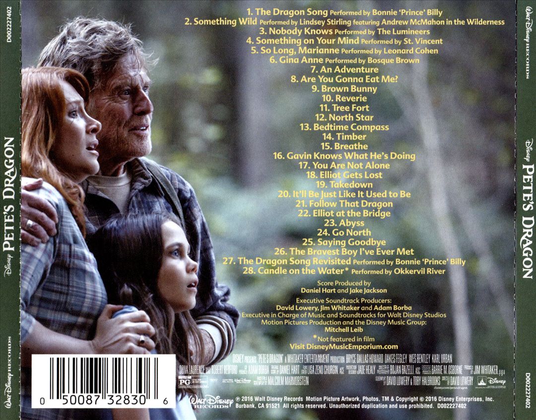 Pete's Dragon [2016] [Original Motion Picture Soundtrack] cover art