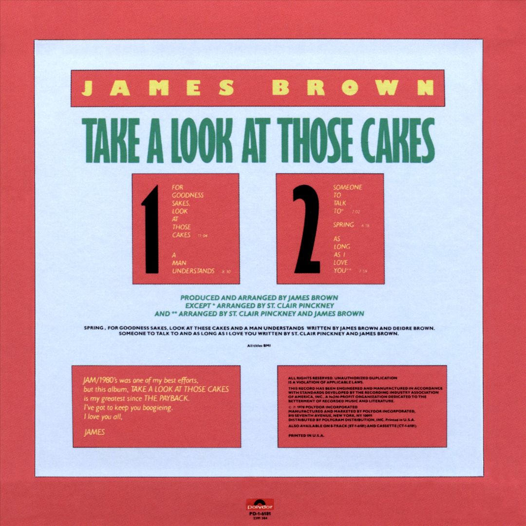 Take a Look at Those Cakes cover art