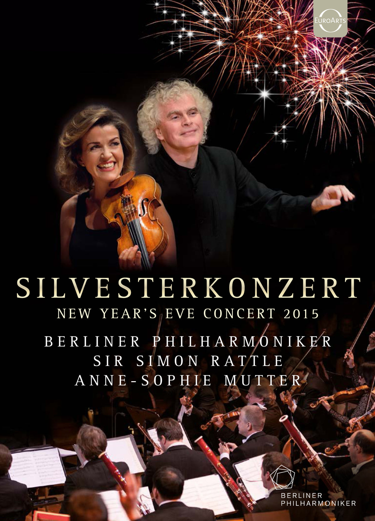 Simon Rattle - Berliner Philharmoniker - New Year's Eve Concert 2015 cover art