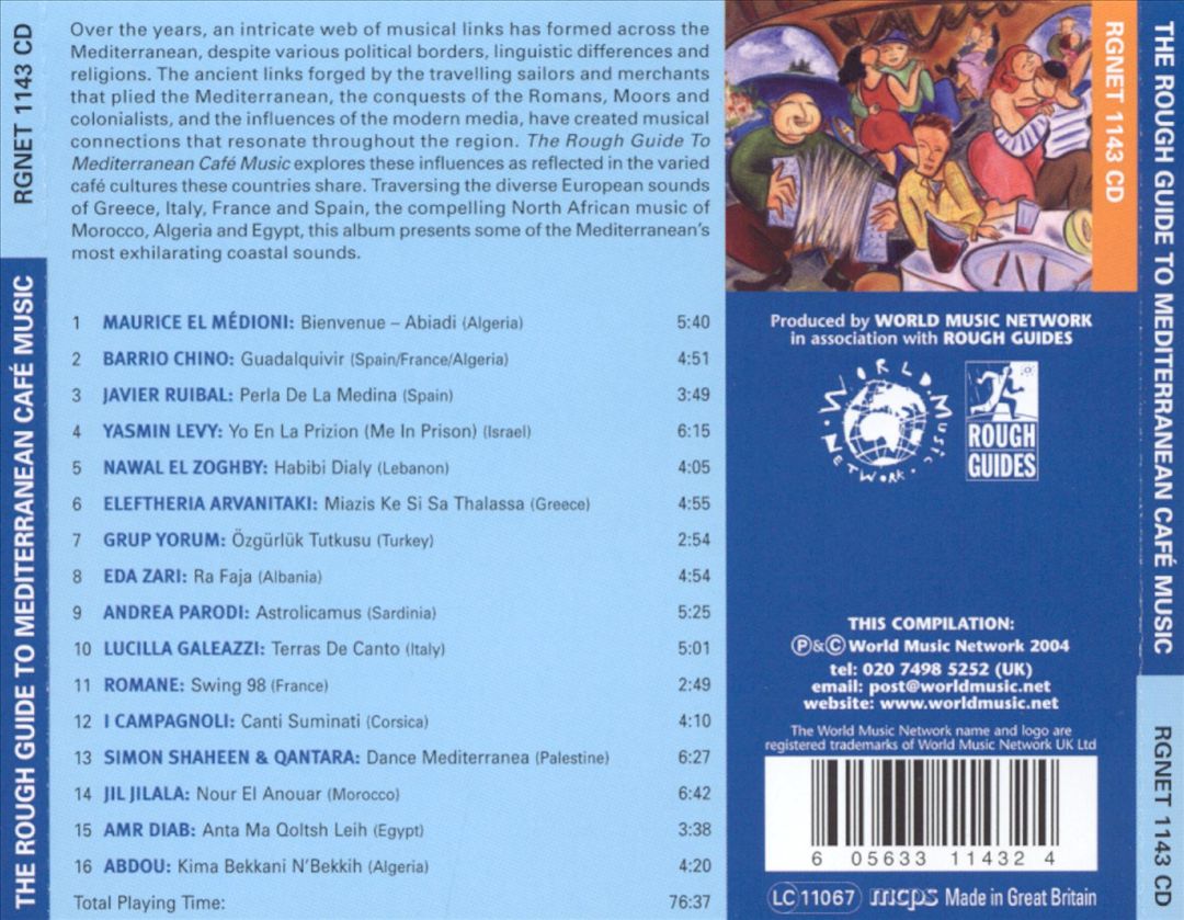 Rough Guide to Mediterranean Cafe Music cover art