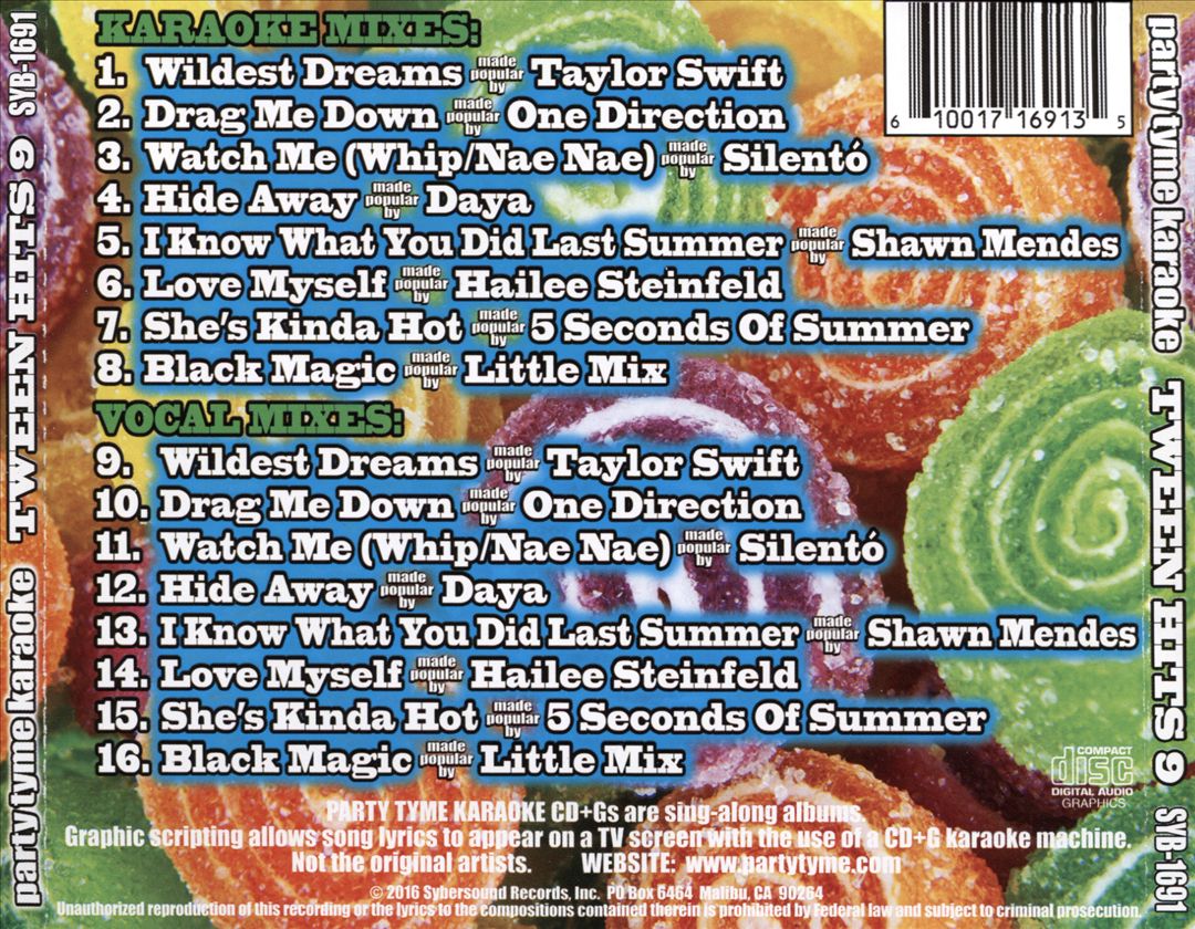 Party Tyme Karaoke: Tween Hits, Vol. 9 cover art