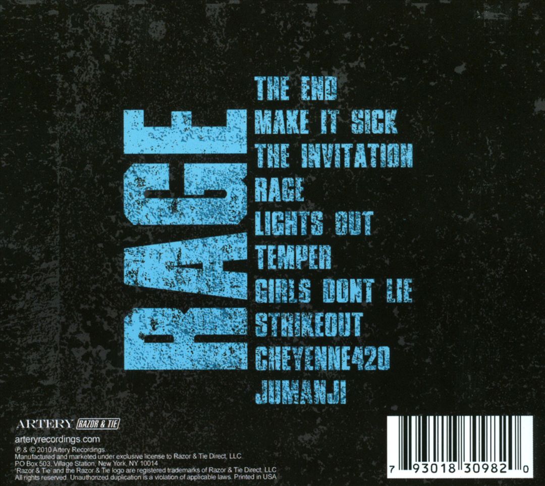 Rage cover art