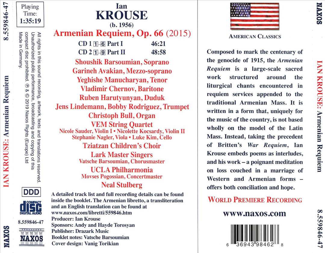 Ian Krouse: Armenian Requiem cover art