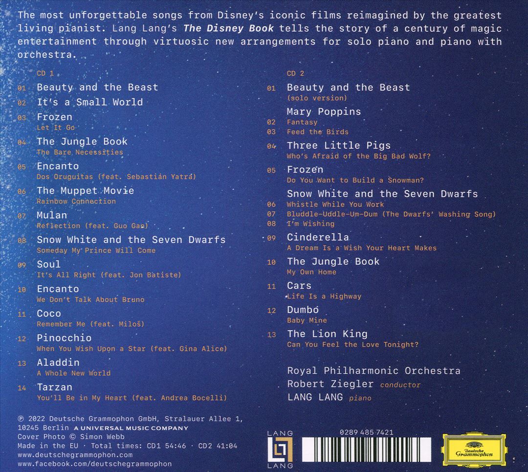 Disney Book [Deluxe CD Set] cover art