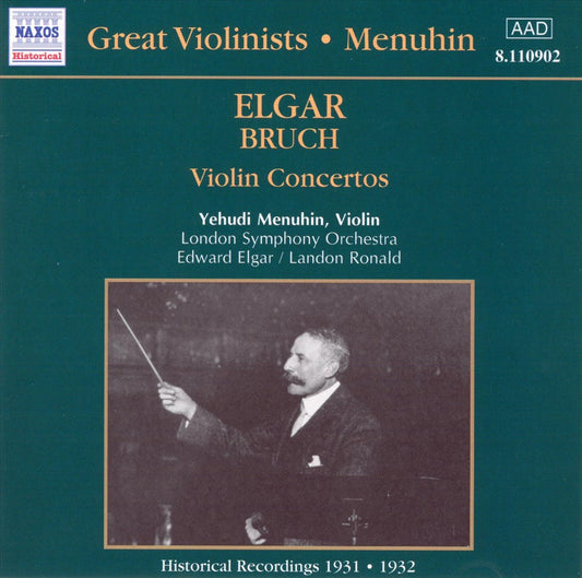 Elgar, Bruch: Violin Concertos cover art