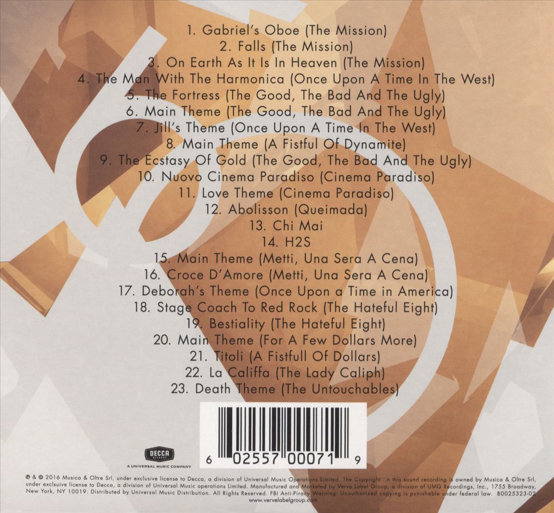 Morricone 60 cover art