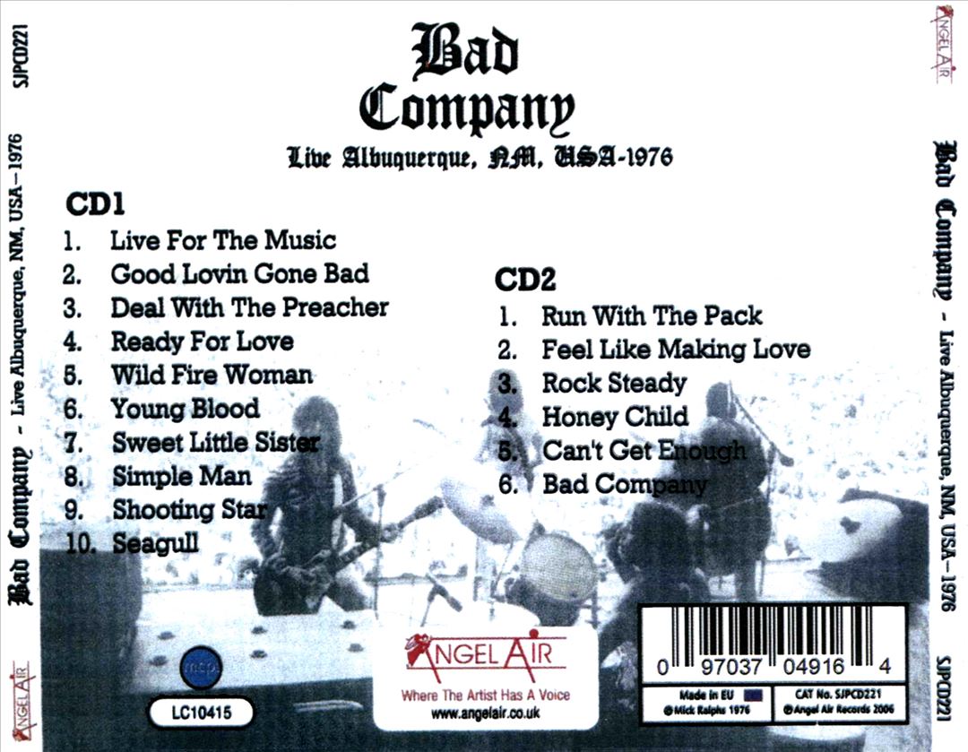 Live From Albuquerque, NM, USA, 1976  cover art