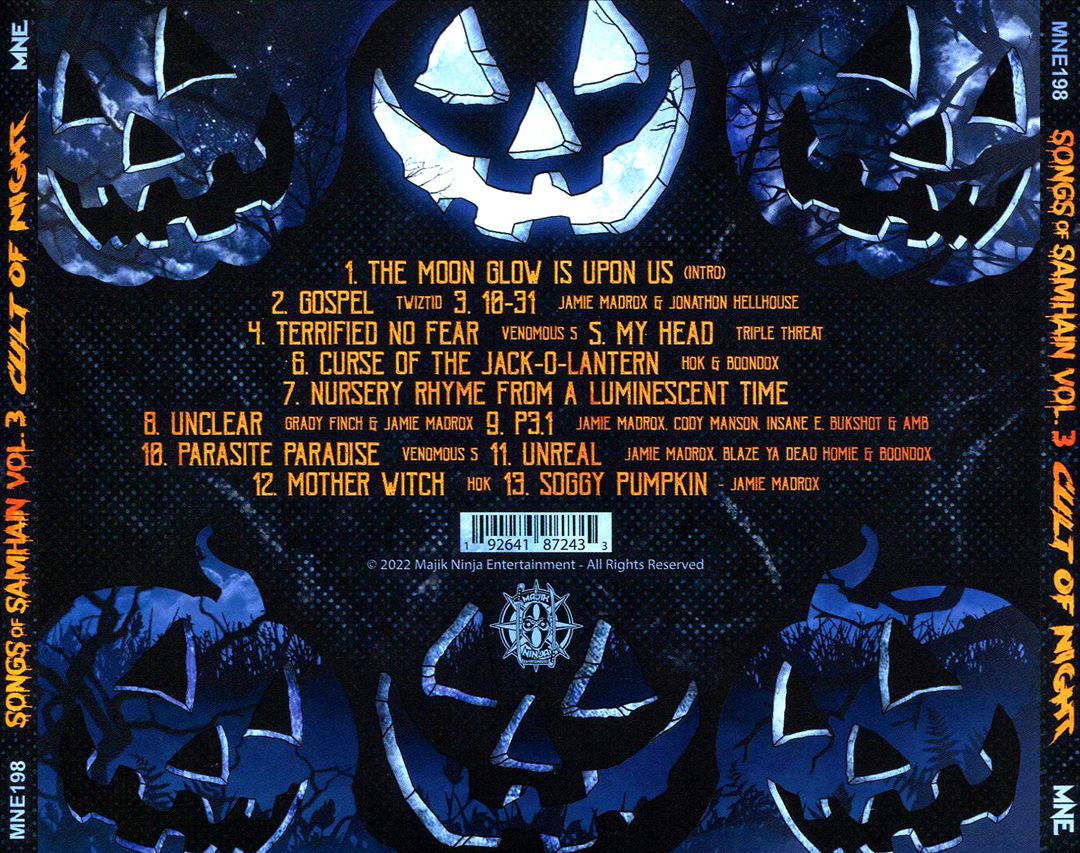 Songs of Samhain, Vol. 3: Cult of Night cover art