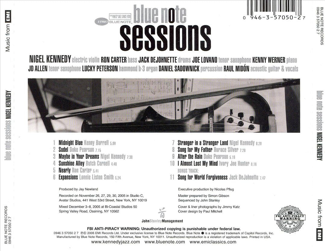 Blue Note Sessions cover art