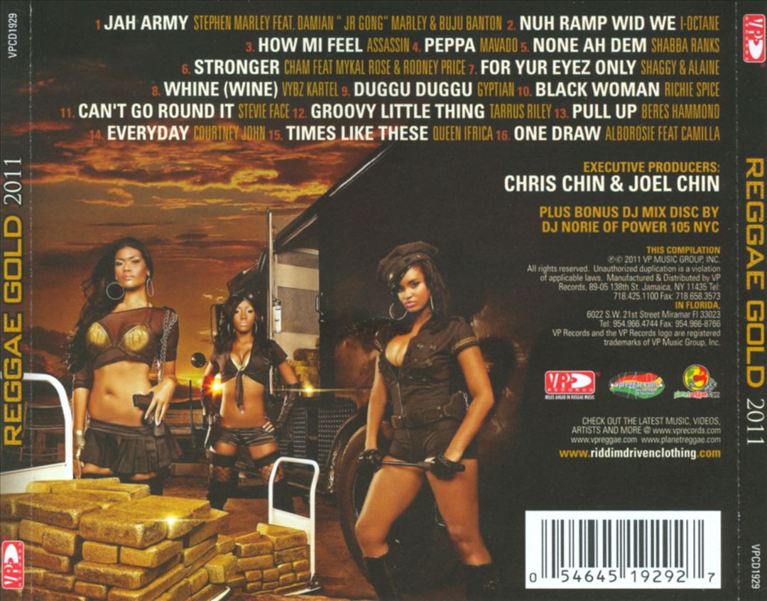 Reggae Gold 2011 cover art