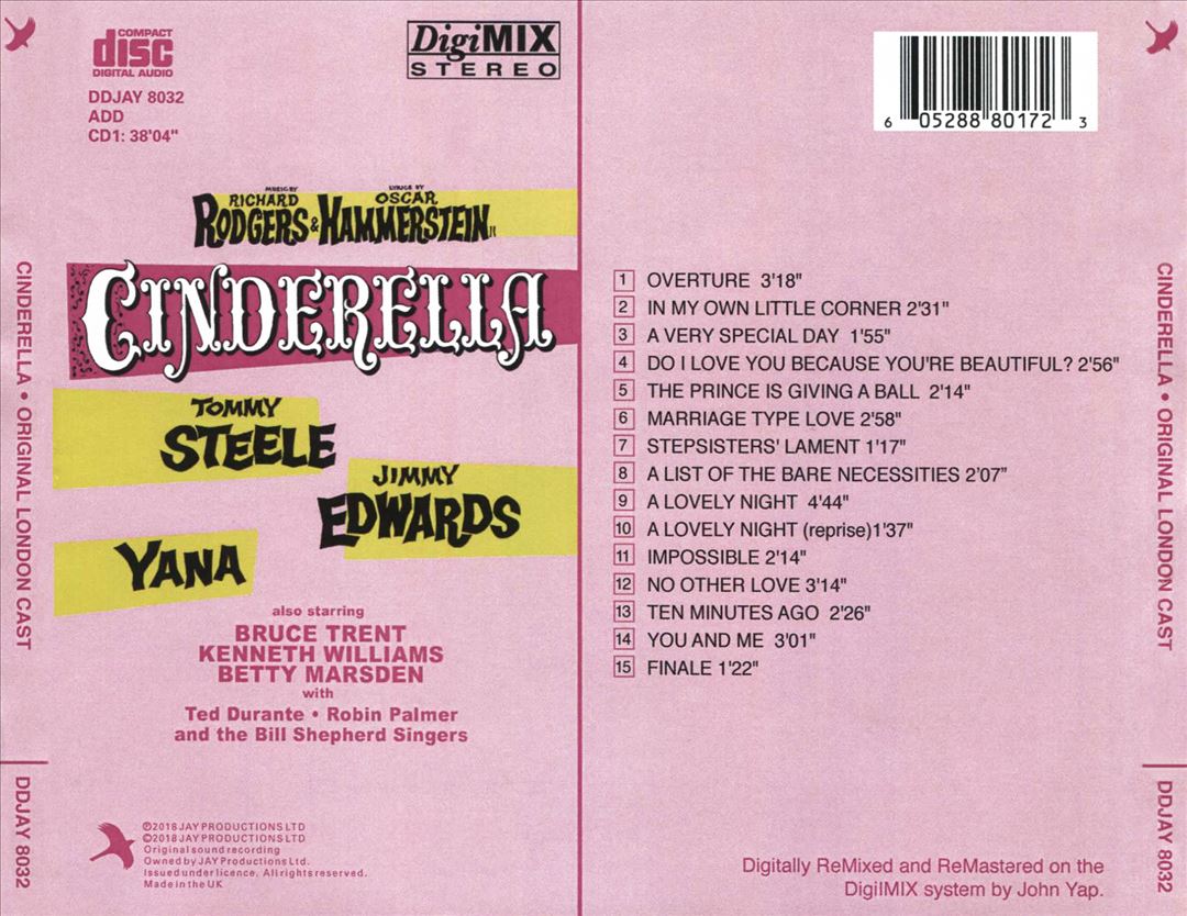 Cinderella [Original Soundtrack] cover art