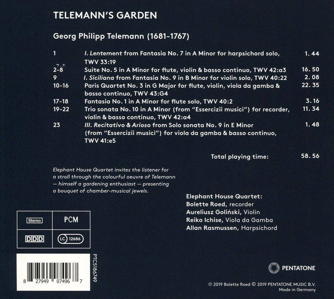 Telemann's Garden cover art