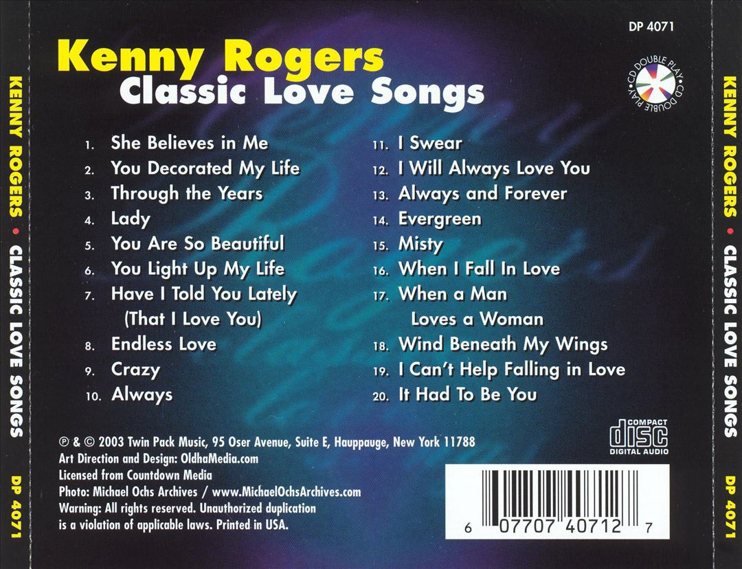 Classic Love Songs [Double Play] cover art