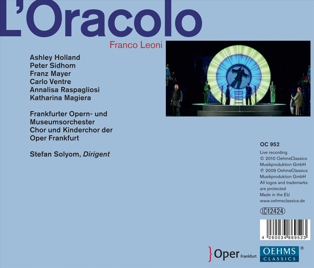 Franco Leoni: L'Oracolo cover art