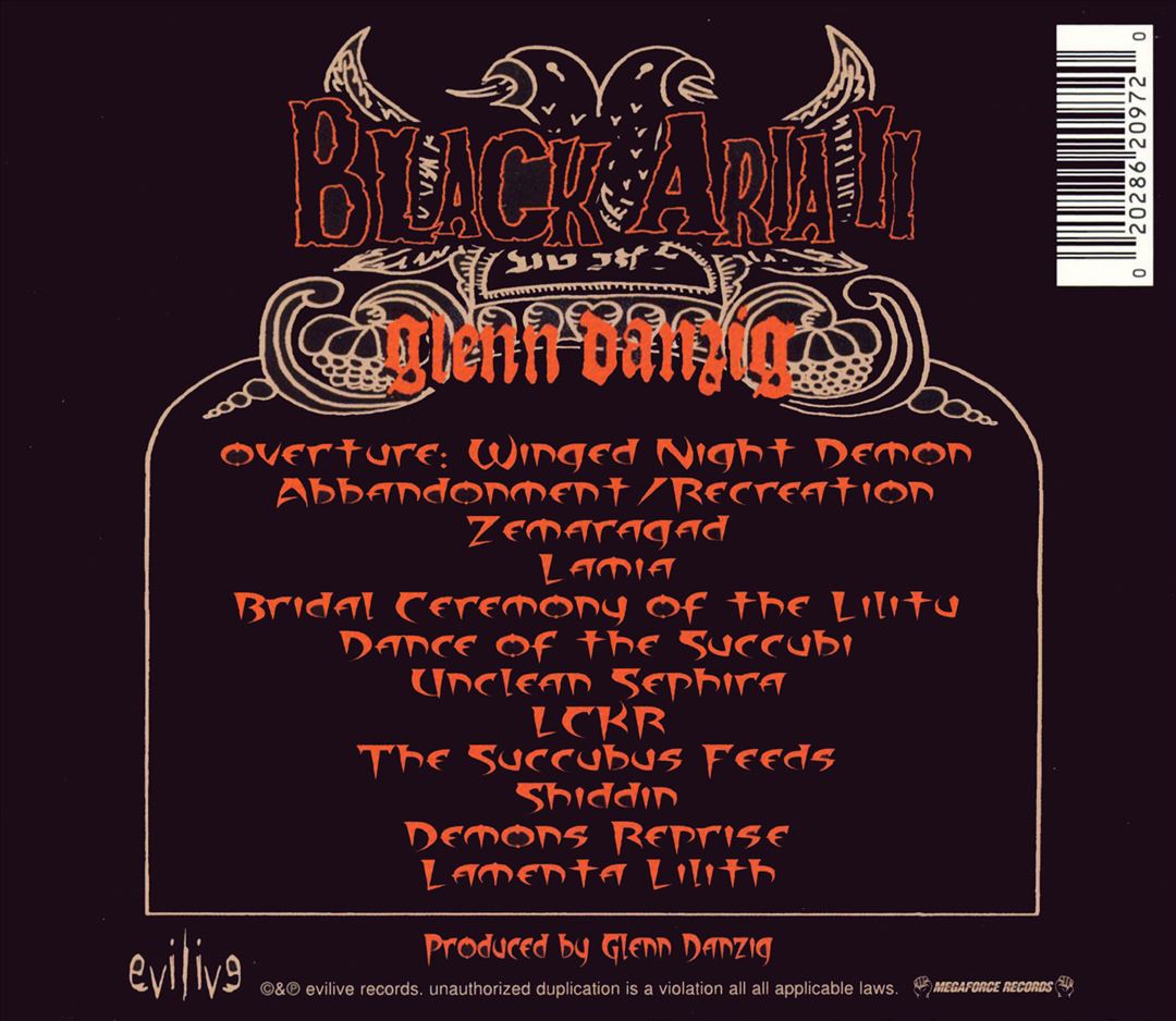 Black Aria II cover art