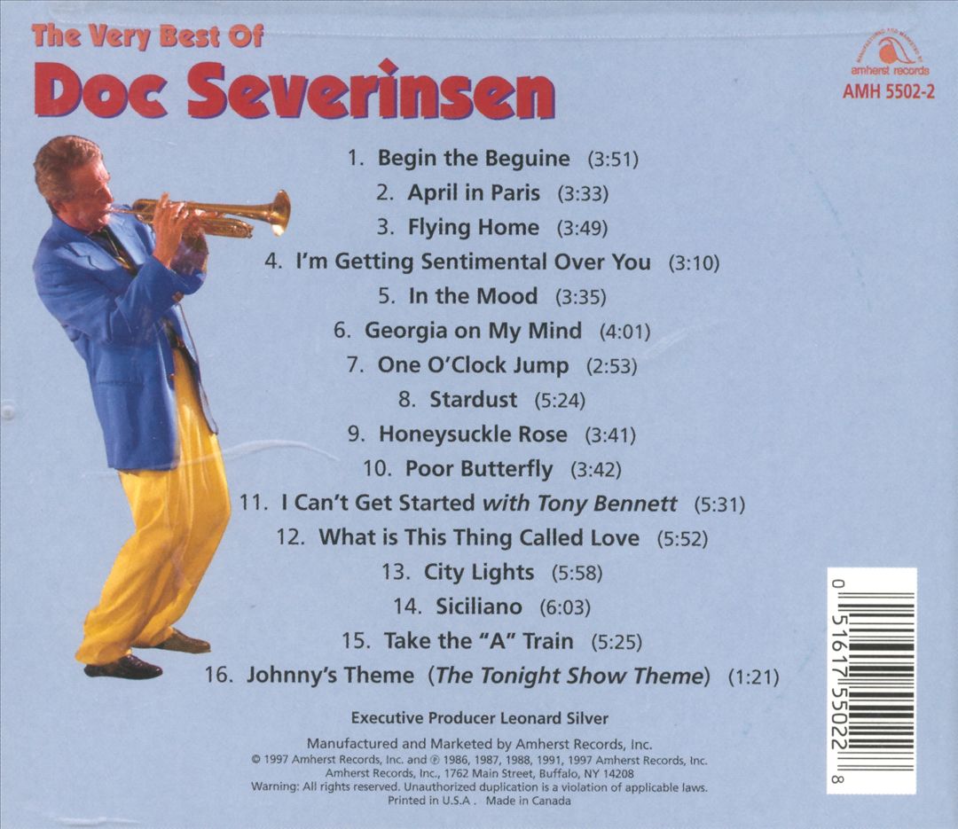 Very Best of Doc Severinsen [Amherst] cover art