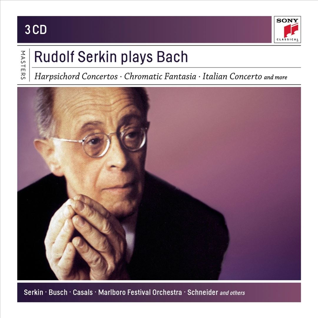 Rudolf Serkin plays Bach cover art