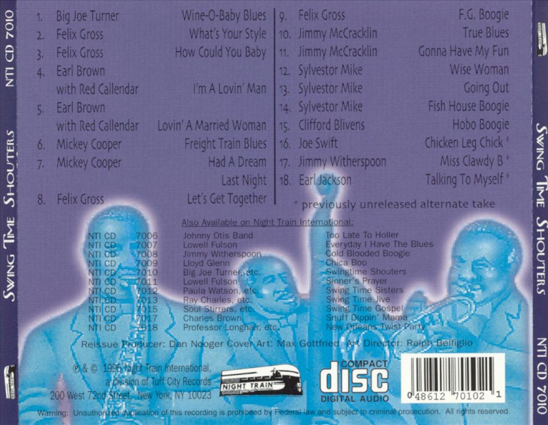 Swing Time Shouters, Vol. 1 cover art