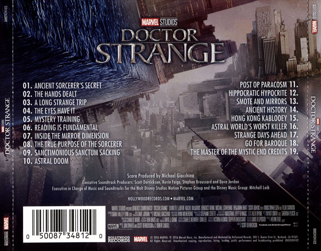 Doctor Strange [Original Motion Picture Soundtrack] cover art