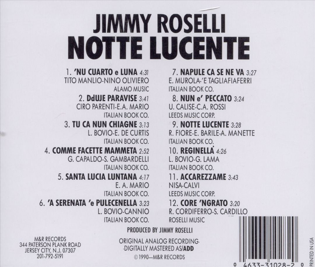 Notte Lucente cover art