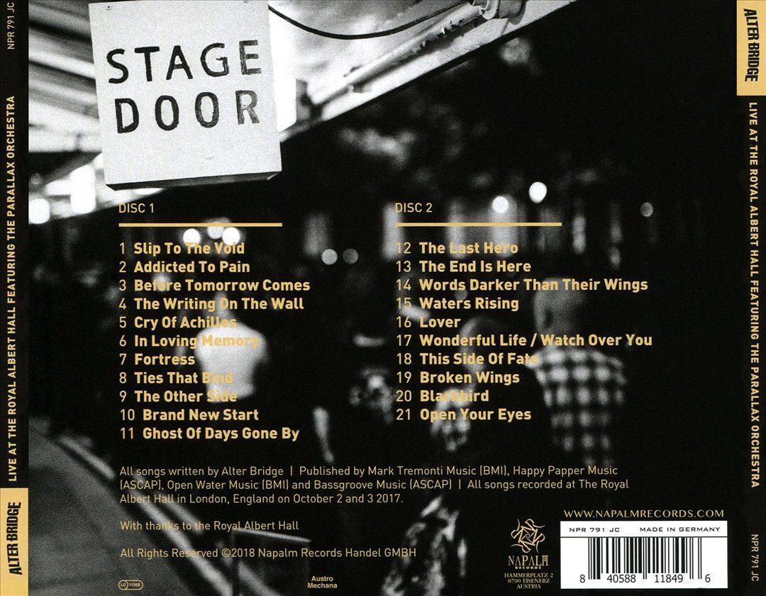 Live at the Royal Albert Hall cover art