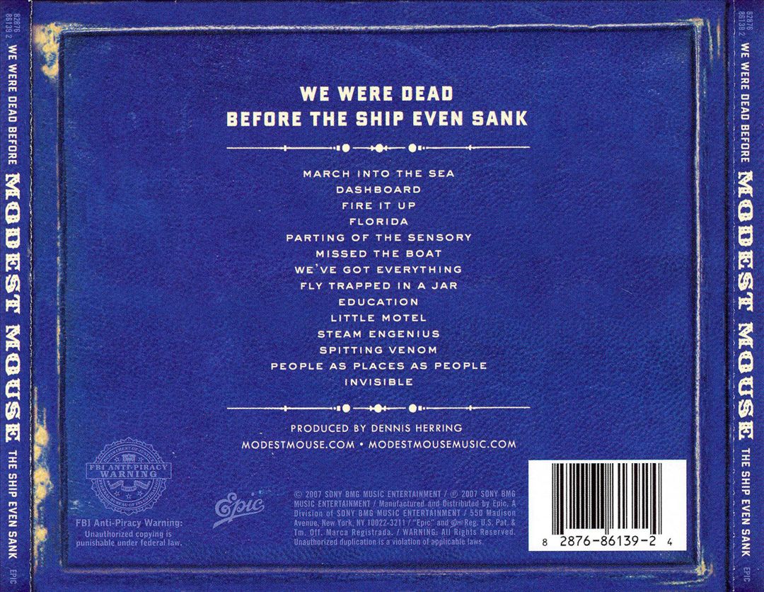 We Were Dead Before the Ship Even Sank cover art