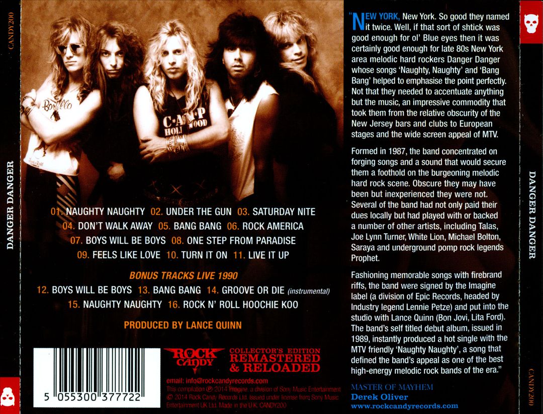 Danger Danger cover art