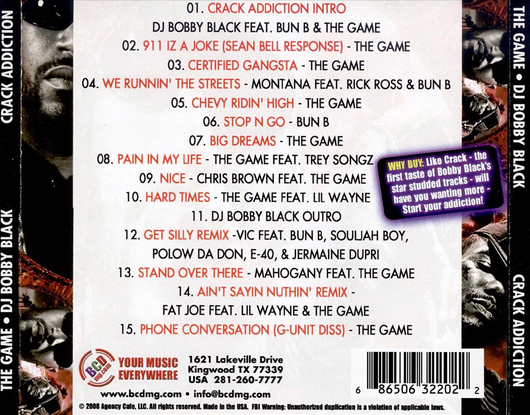 Crack Addiction LA cover art