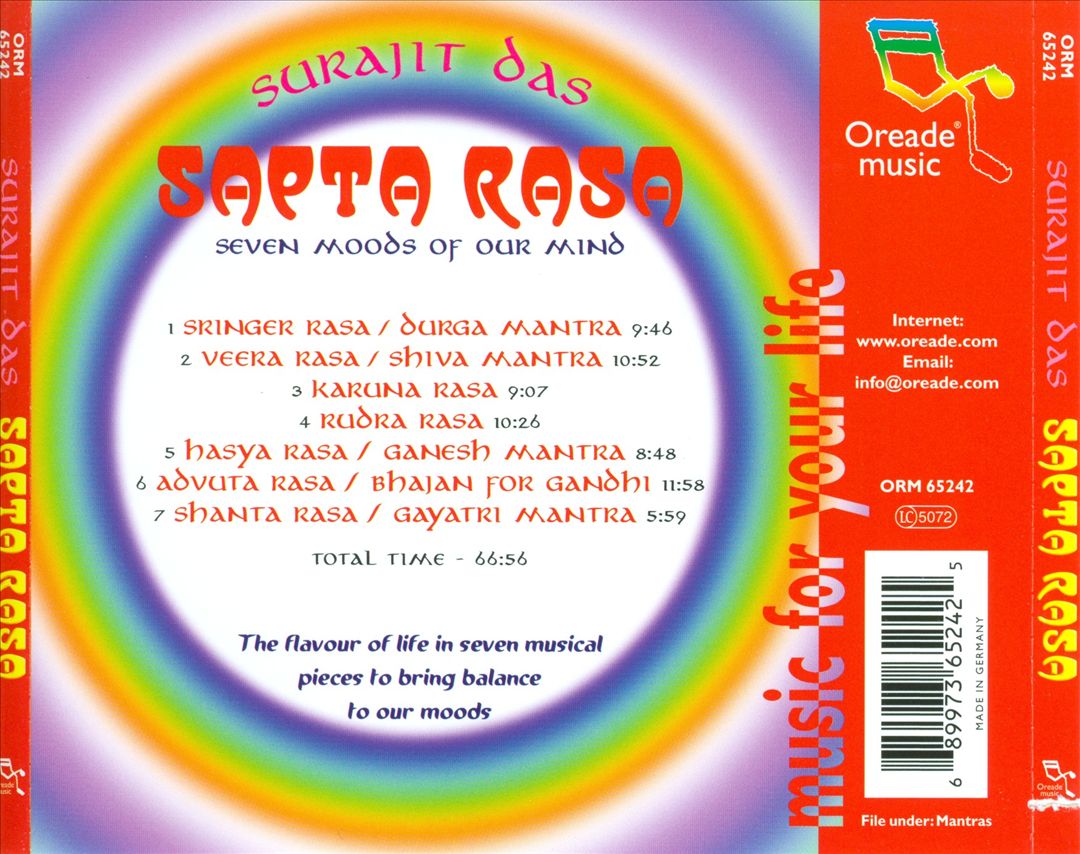 Sapta Rasa: Seven Moods of Your Mind cover art