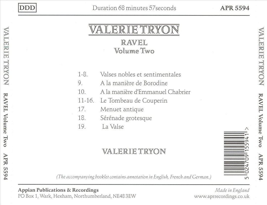 Ravel, Vol. 2 cover art